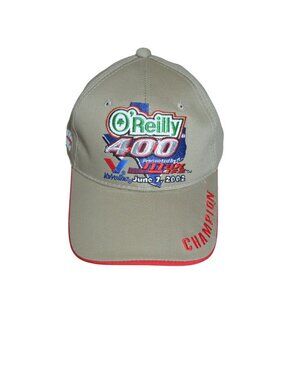 Vintage NASCAR Cap O'Reilly 400 June 7, 2002 Texas Motor Speedway New OS Hat
